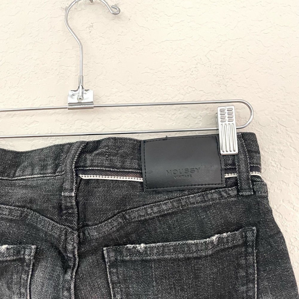 Moussy Vintage Checotah Distressed Skinny Jeans in Black Size 26 - Picture 10 of 13